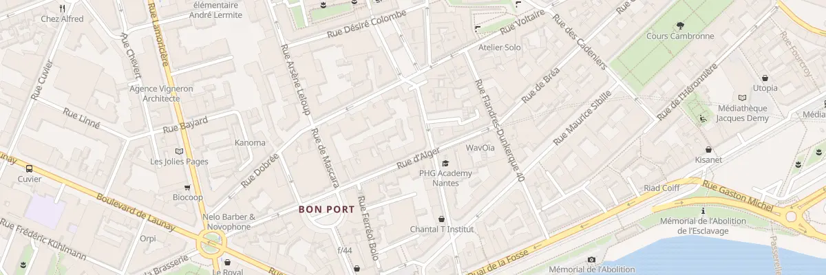 Plan du 8 Rue d’Alger à Nantes