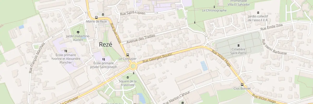 Plan du 20 Rue Georges Boutin à Rezé