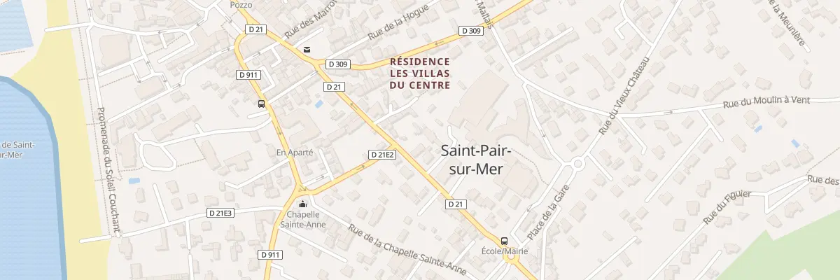 Plan du 199 Rue de la Mairie à Saint-Pair-sur-Mer
