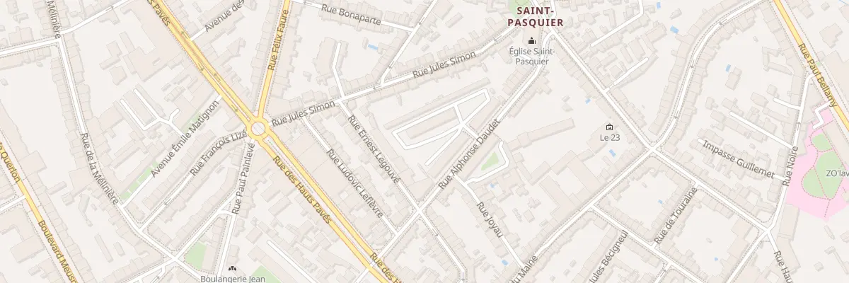 Plan du 36 Rue Ernest Legouvé à Nantes