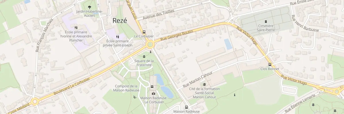 Plan du 5 Rue Théodore Brosseaud à Rezé