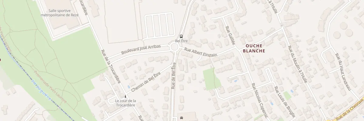Plan du 25 Rue de Bel Etre à Rezé
