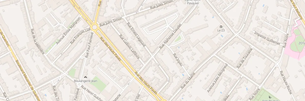 Plan du 32 Rue Alphonse Daudet à Nantes