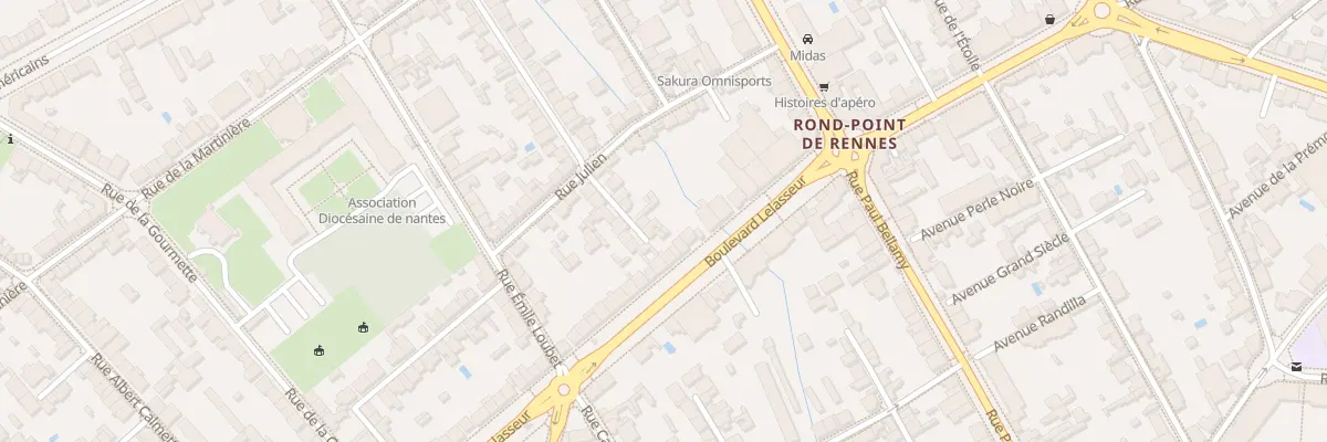 Plan du 11 Imp Julien à Nantes