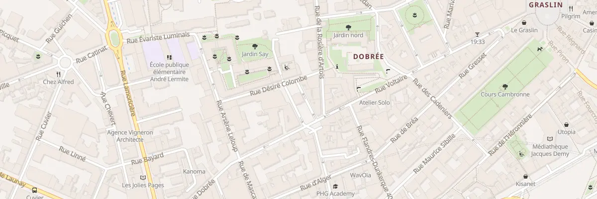 Plan du 4 Pl Eugène Livet à Nantes