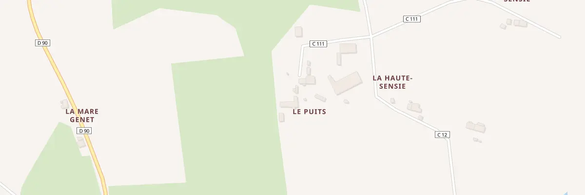 Plan du 5418 Le Puits à Sens-de-Bretagne