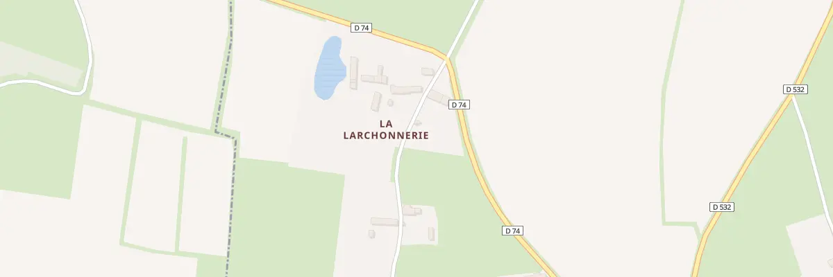 Plan du 3 La Larchonnerie à Geffosses