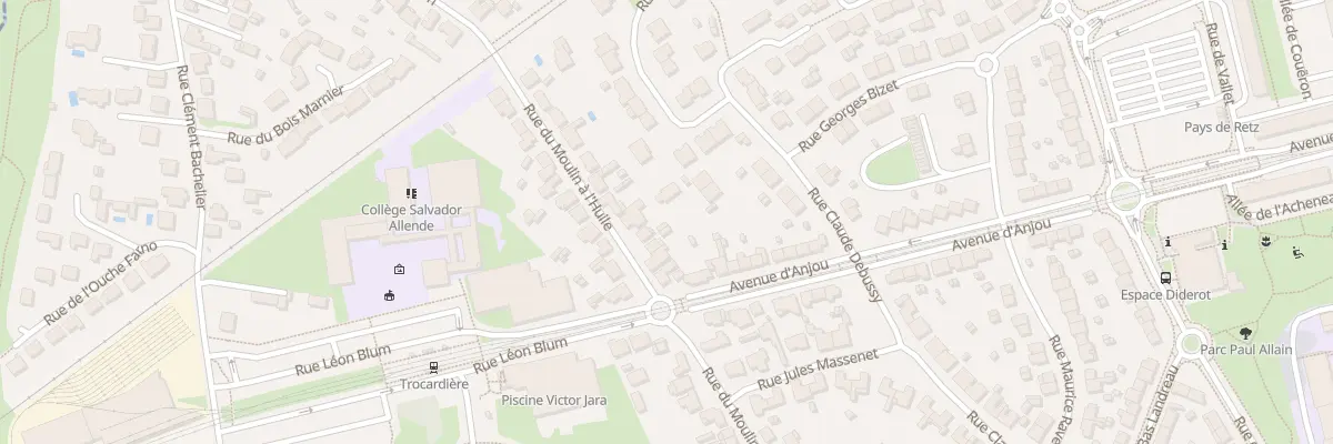 Plan du 25 Rue du Moulin à l’Huile à Rezé