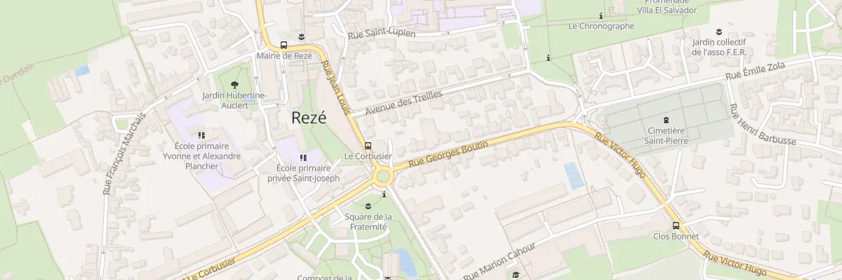 Plan du 24 Rue Georges Boutin à Rezé