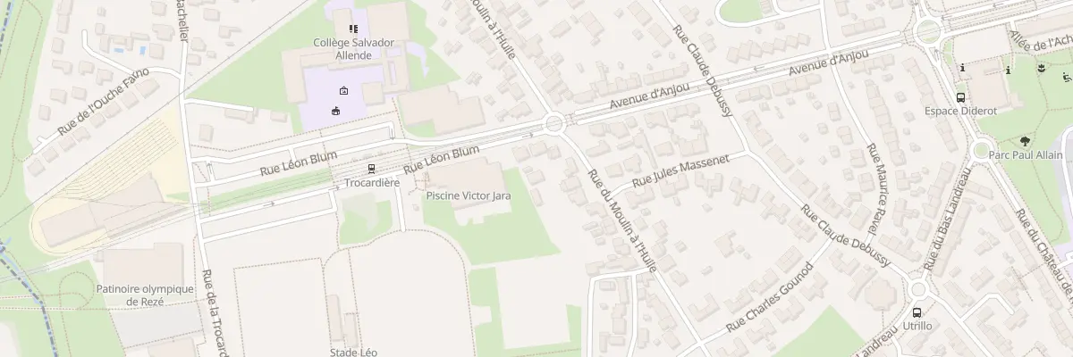 Plan du 40 Rue du Moulin à l’Huile à Rezé