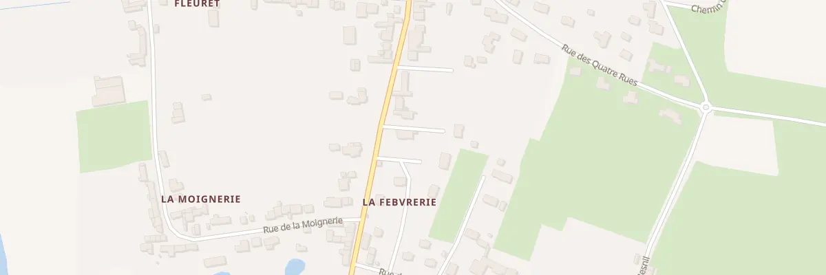 Plan du 261 Rue du Haut Chemin à Créances