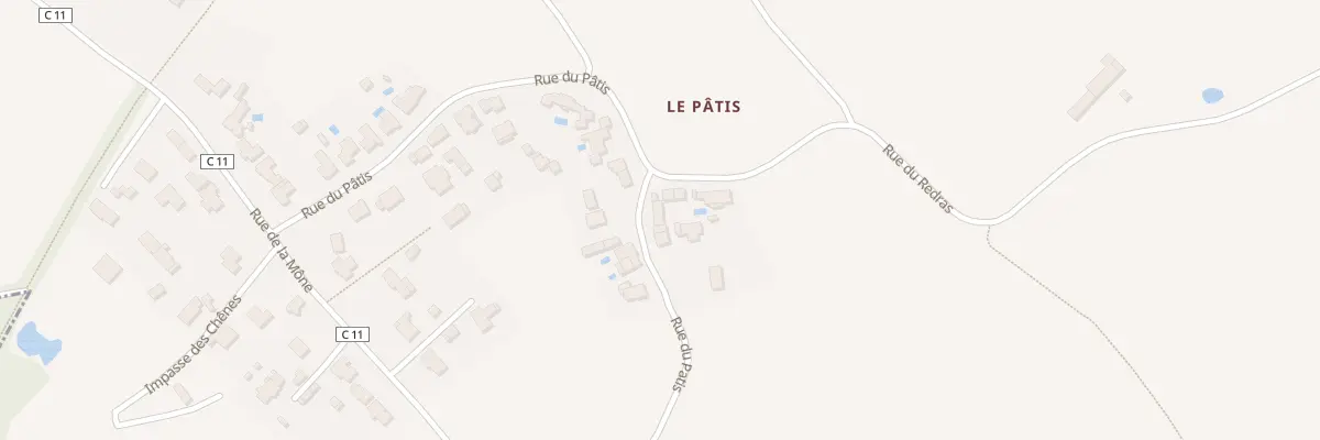 Plan du 7 Rue du Pâtis à Pont-Saint-Martin