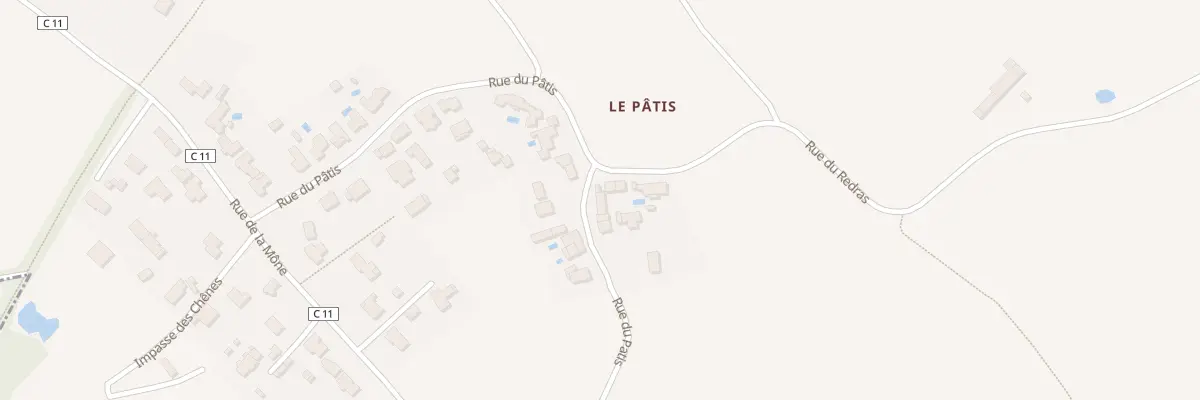 Plan du 9 Rue du Pâtis à Pont-Saint-Martin