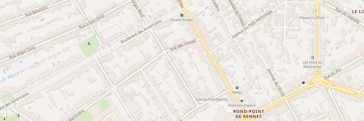 Plan du 20 Rue Georges Bizot à Nantes