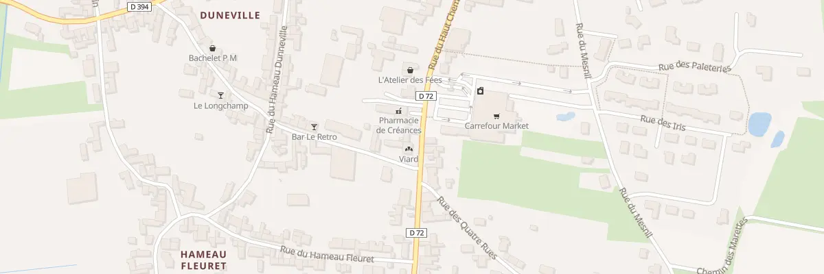 Plan du 144 Rue du Haut Chemin à Créances