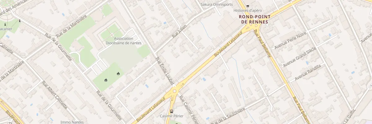 Plan du 24 Bd Lelasseur à Nantes