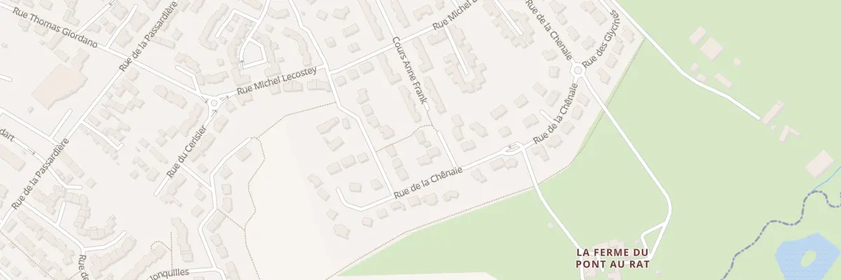 Plan du 25 Rue de la Chênaie à Donville-les-Bains