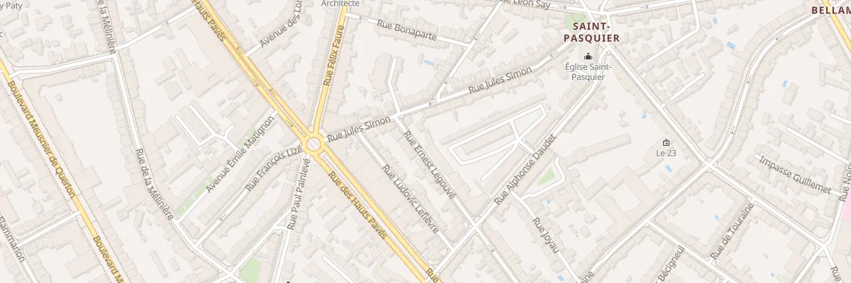 Plan du 40 Rue Ernest Legouvé à Nantes