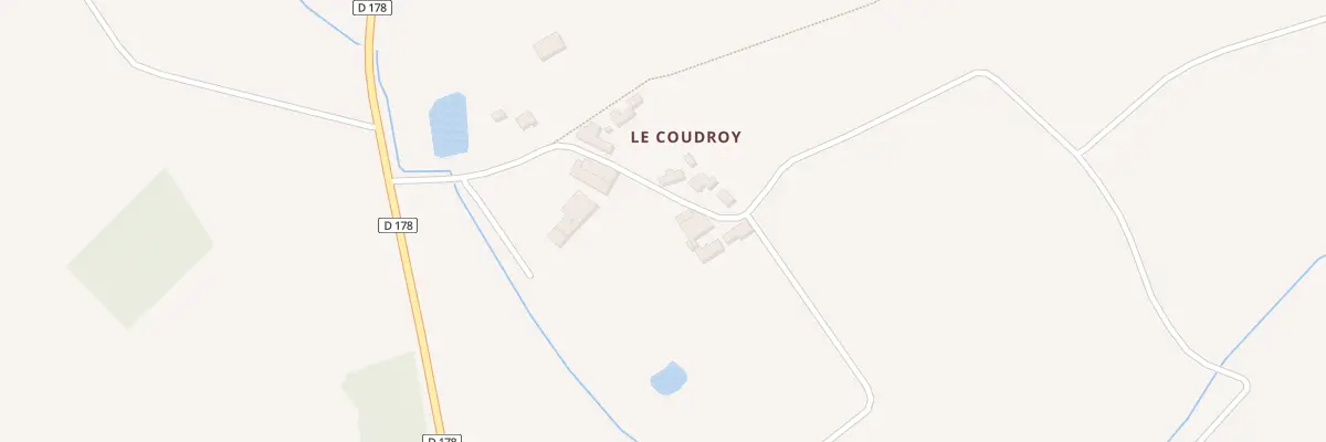 Plan du 2 Le Coudroy à Saint-Colomban