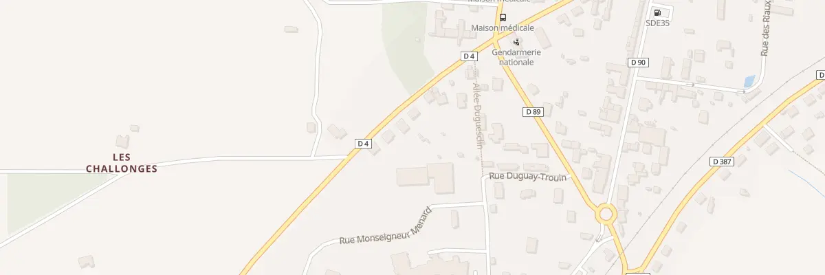 Plan du 5675 Rue de Bretagne à Pleine-Fougères