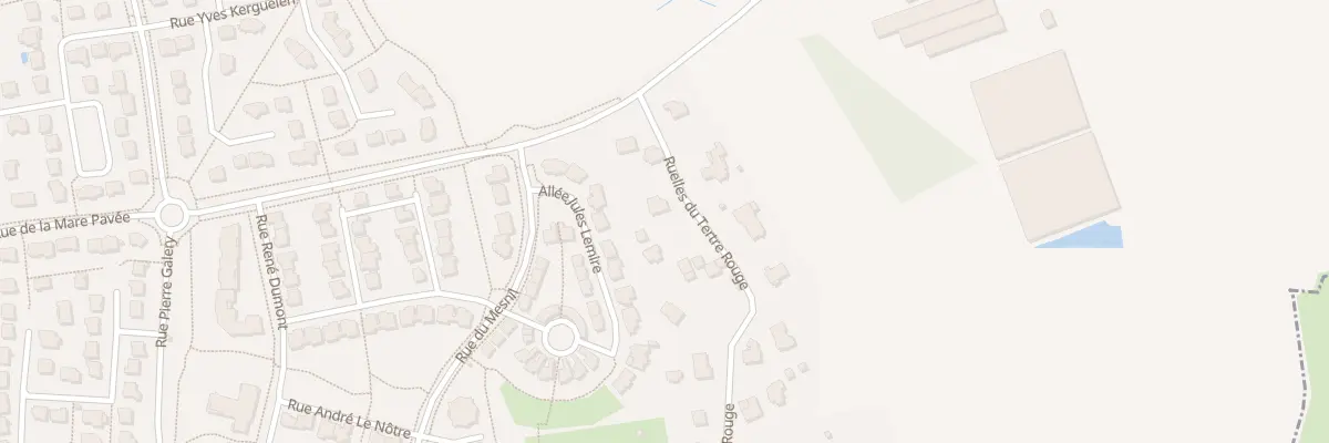 Plan du 6 Ruelles du Tertre Rouge à Thorigné-Fouillard