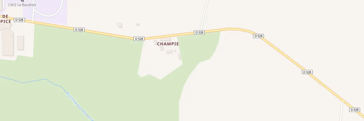 Plan du 4 A Champie à Saint-Sulpice-la-Forêt