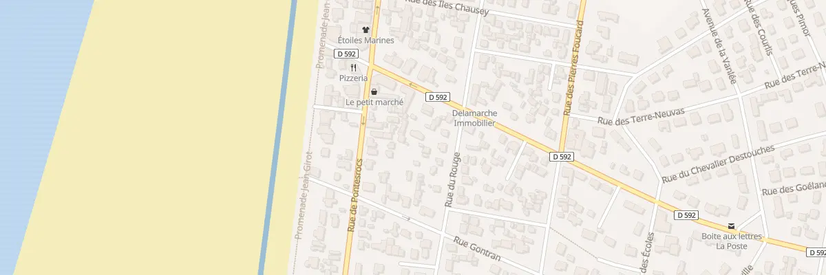 Plan du 19B Rue du Rouge à Bréhal