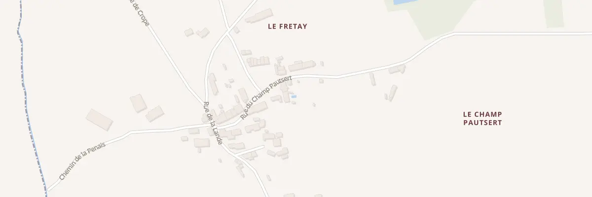 Plan du 3 Rue du Champ Pautsert à Teillay
