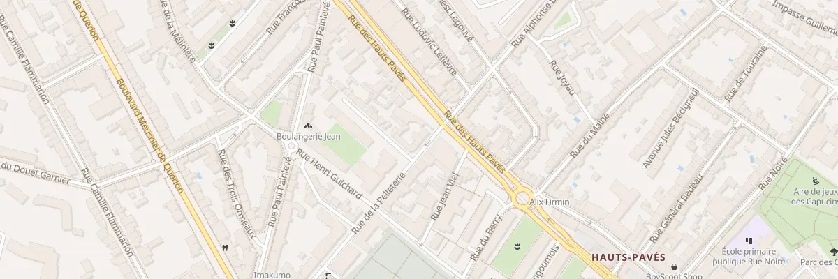 Plan du 31 Rue de la Pelleterie à Nantes