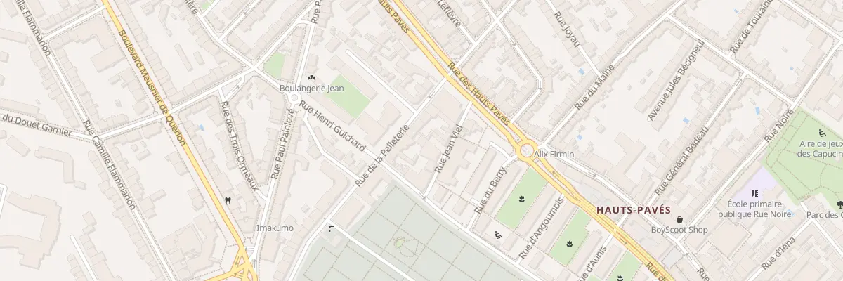 Plan du 14B Rue de la Pelleterie à Nantes
