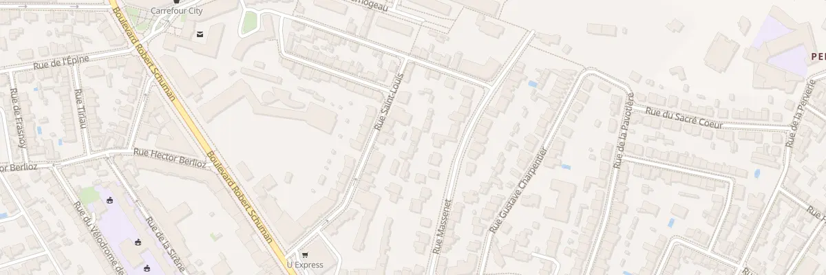 Plan du 36 Rue Saint Louis à Nantes
