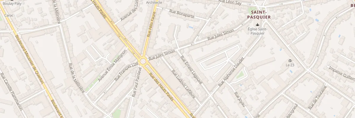Plan du 33 Rue Ernest Legouvé à Nantes