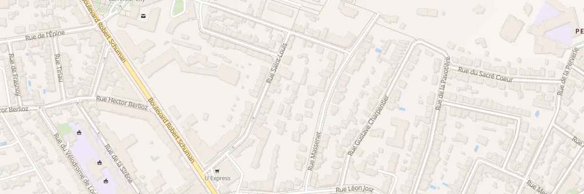 Plan du 34 Rue Saint Louis à Nantes