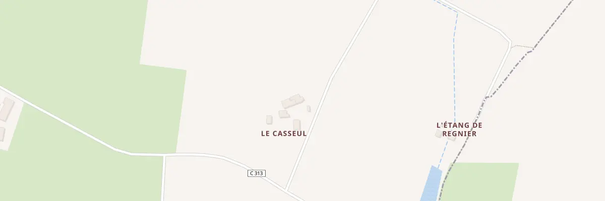 Plan du 5013 Le Casseul à Saulnières