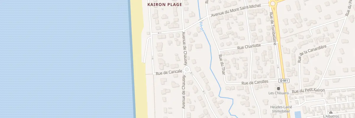 Plan du 268 Av de Chausey à Saint-Pair-sur-Mer