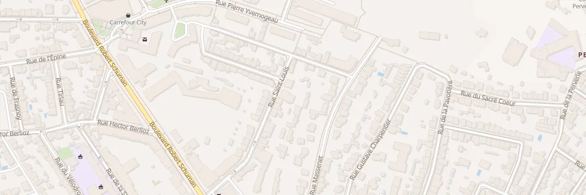 Plan du 42 Rue Saint Louis à Nantes