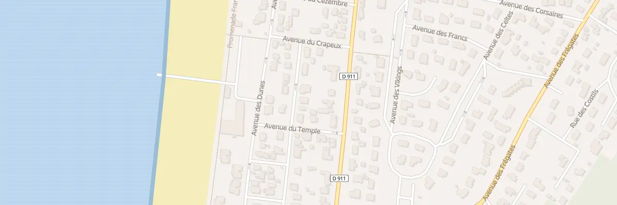 Plan du 9 Av des Mines d’Or Jullouville à Jullouville