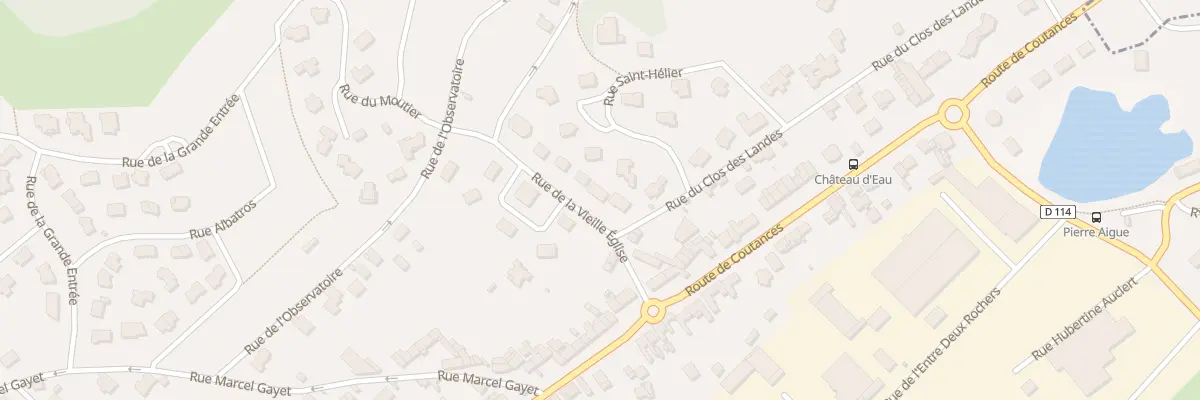Plan du 8 Rue de l’Eglise à Donville-les-Bains
