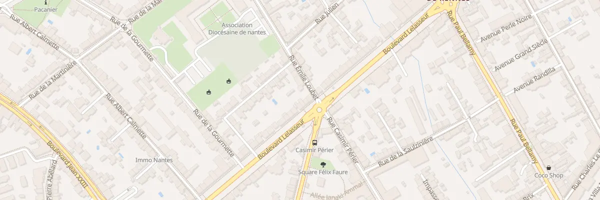 Plan du 38 Bd Lelasseur à Nantes