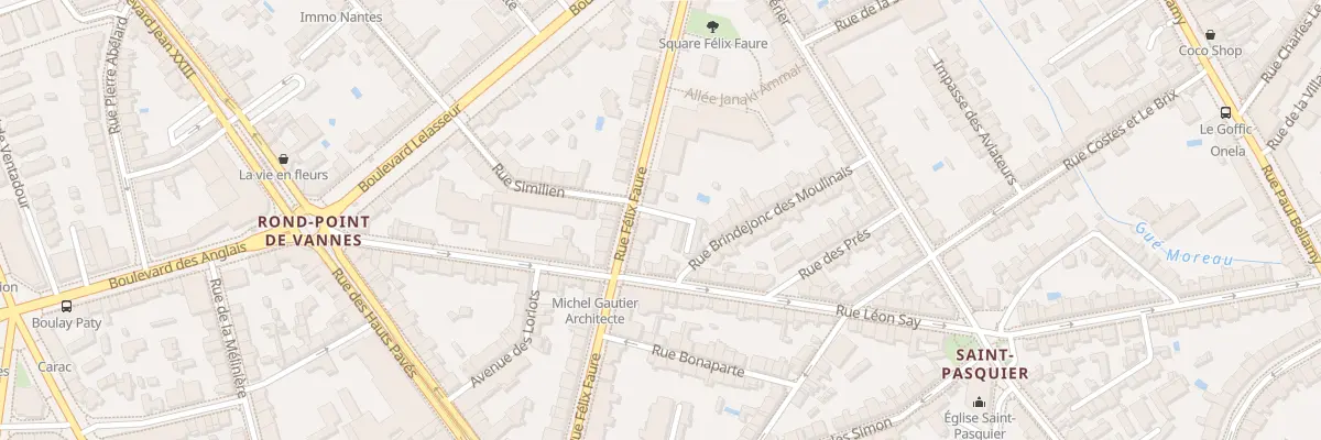 Plan du 38B Rue Félix Faure à Nantes