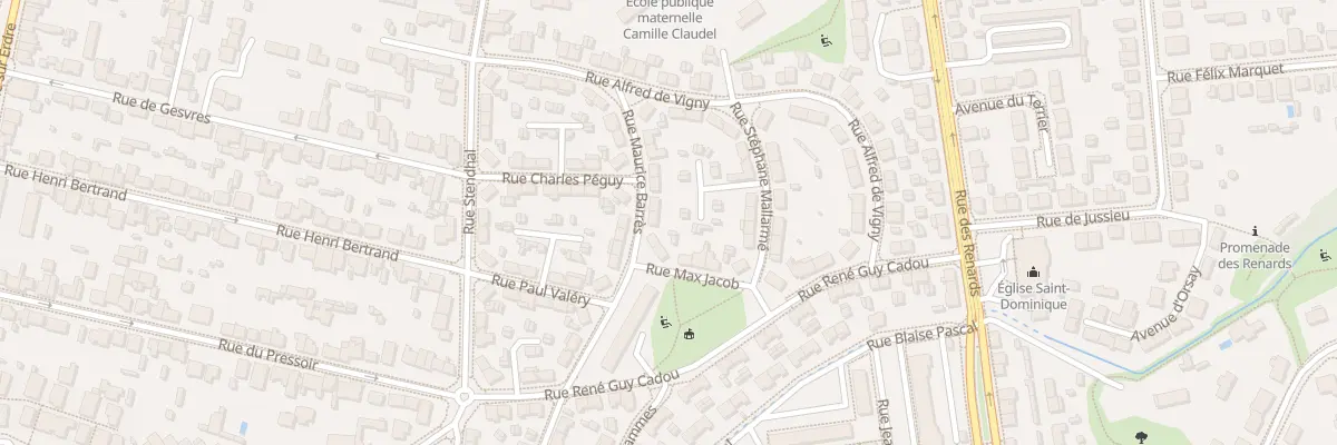 Plan du 10 Rue Maurice Barrès à Nantes