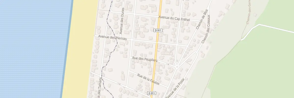Plan du 16 Av des Pierrots -Jullouville à Jullouville