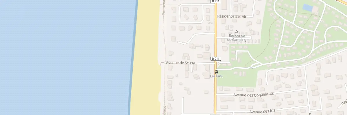 Plan du 1 Av de Scissy -Jullouville à Jullouville