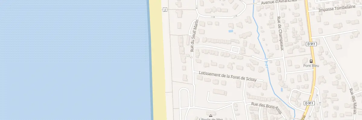Plan du 5017 Lot de la Baie de Scissy à Saint-Pair-sur-Mer