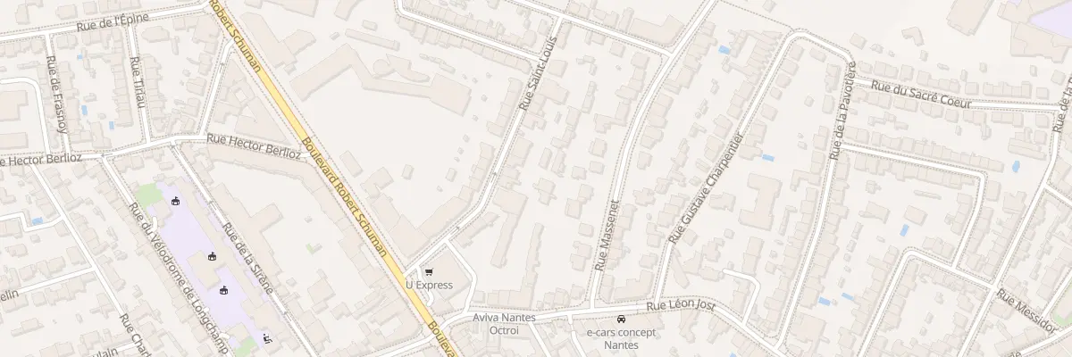 Plan du 26 Rue Saint Louis à Nantes