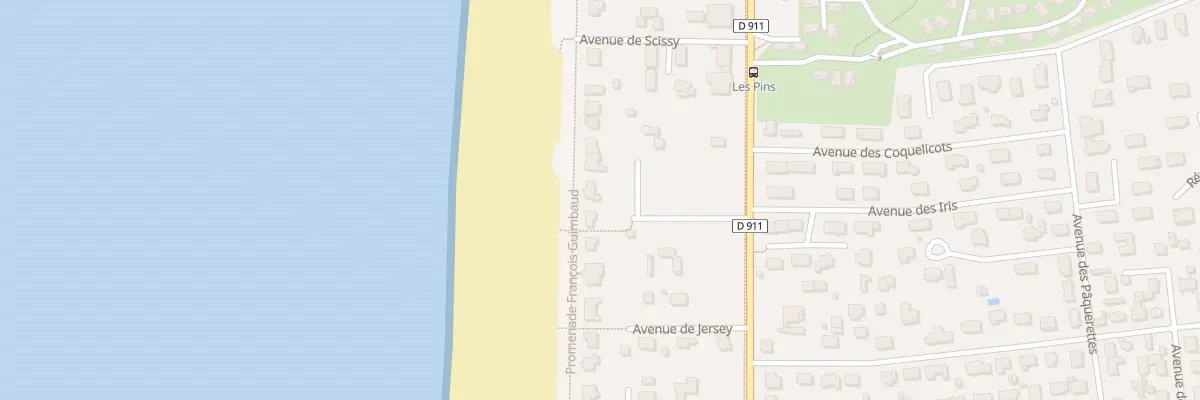 Plan du 3 Av de Tombelaine -Jullouville à Jullouville