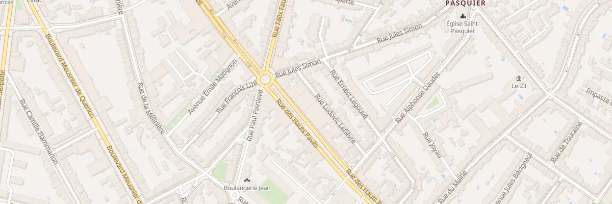 Plan du 88 Rue des Hauts Pavés à Nantes