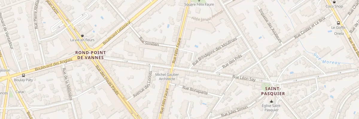 Plan du 34 Rue Félix Faure à Nantes