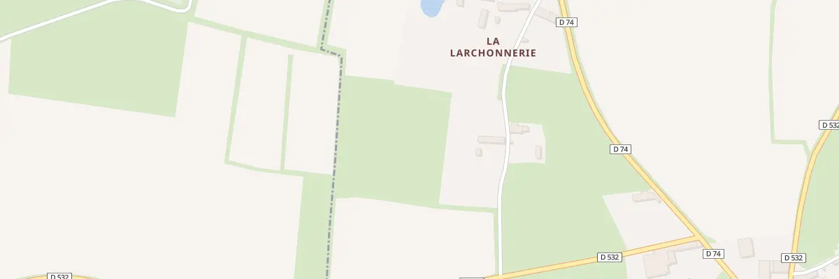 Plan du 2 L’Hotel Jeannot à Geffosses