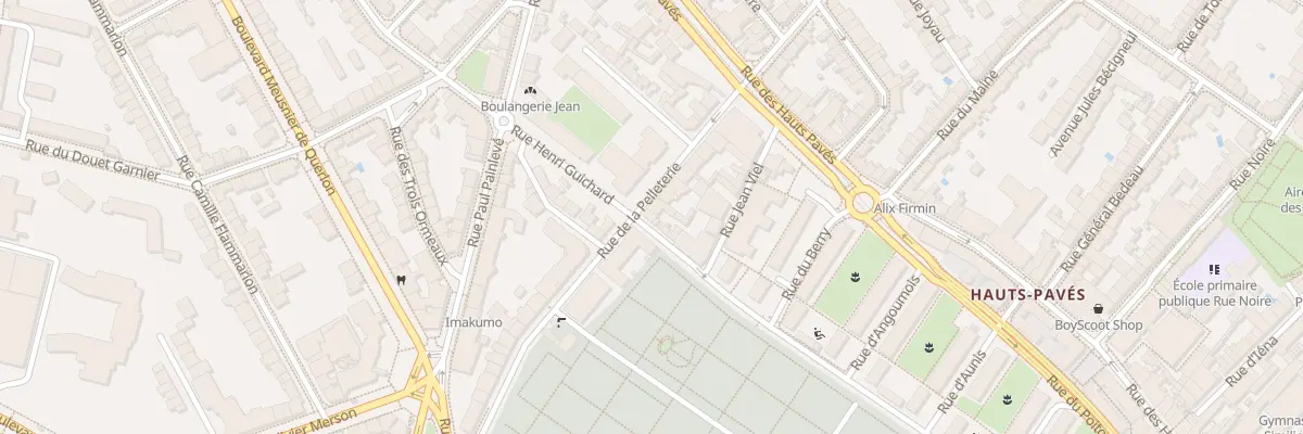 Plan du 10 Rue de la Pelleterie à Nantes